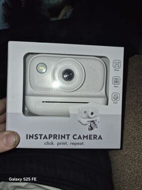 Instaprint Camera White Instant Photo Printer